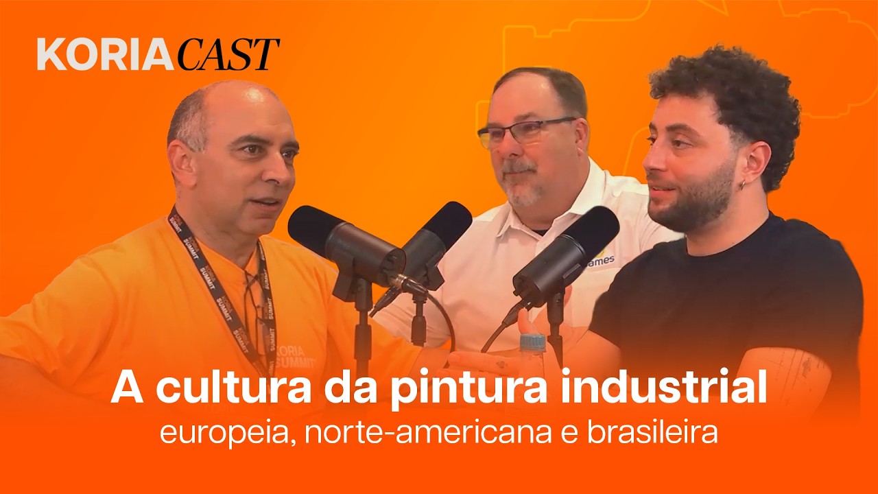 KoriaCast #2 | A cultura da pintura industrial europeia, norte-americana e brasileira