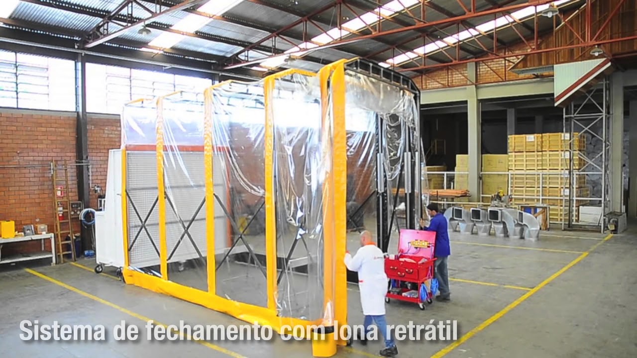 Cabine de Pintura Retrátil