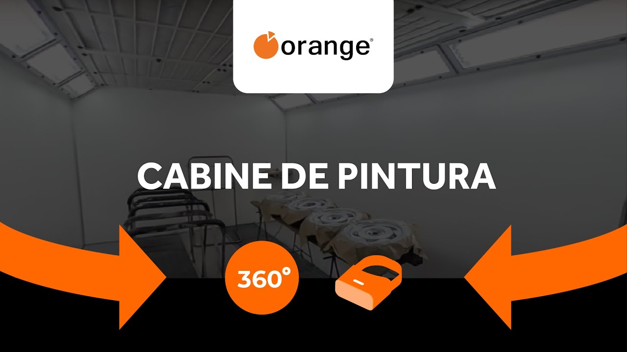 Cabine de Pintura Automotiva flex Orange 360º