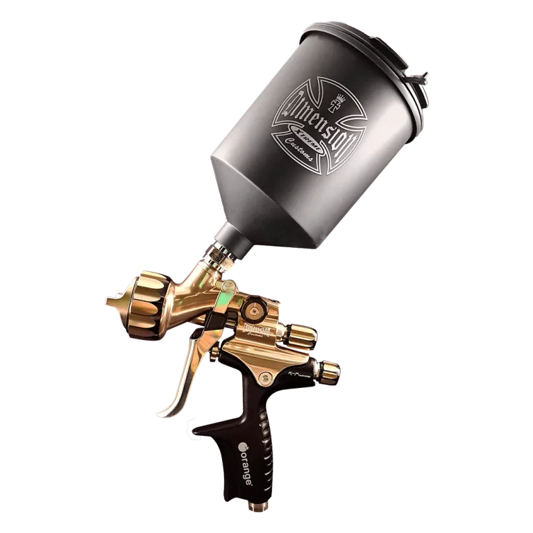 904166_PISTOLA CLEAR GOLD MALETA_ORANGE - FOTO 2