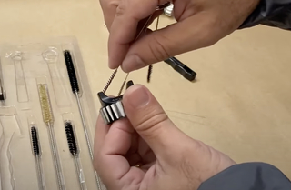 Como desentupir a Pistola de Pintura limpando pistola e capa