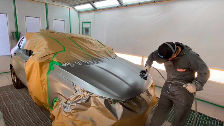 Lucre mais com uma cabine de pintura automotiva