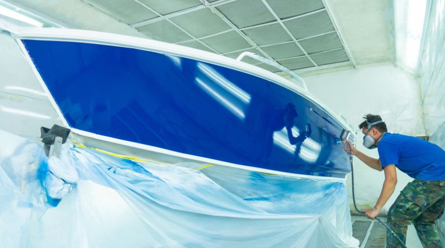 Pintura naval desafios e processos