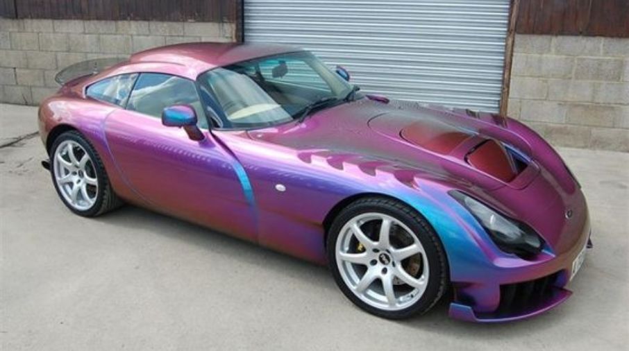 Tintas especiais para pintura automotiva: Efeitos perolados, foscos e cromados