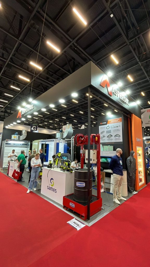 Estande da Aspersul na Expomafe 2023